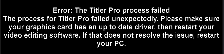 Titler Pro Error.png
