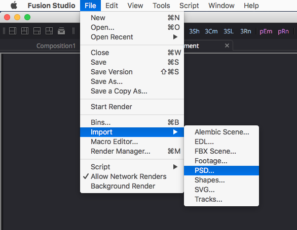 Fusion PSD Import Menu Item.png