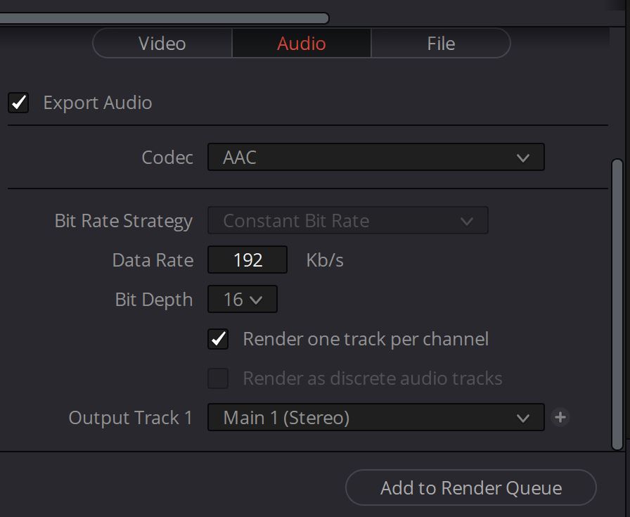 Capture of Resolve's audio setting 2020-1-30.JPG