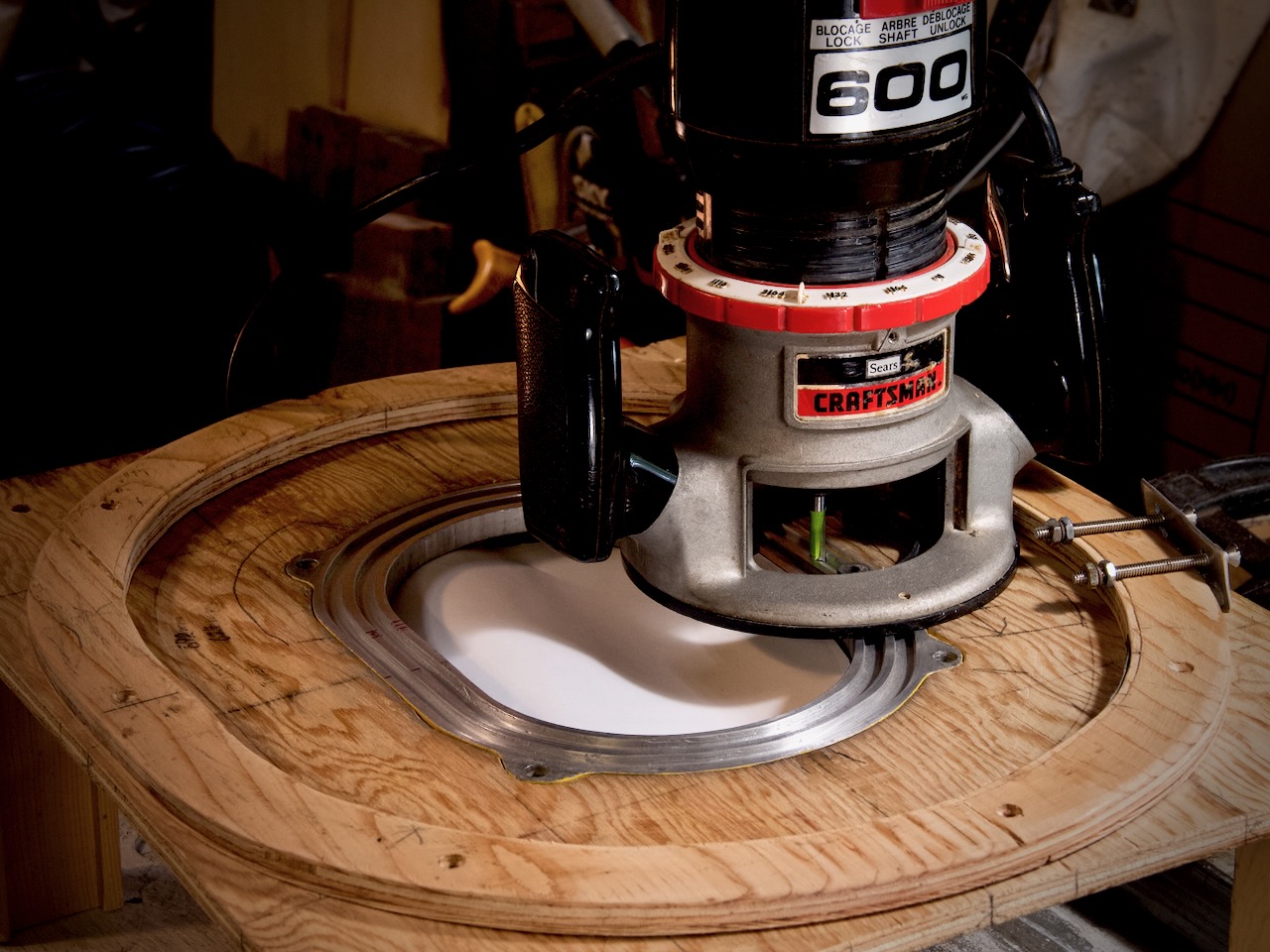Routing o-ring grooves on rear plate © Sarama 2024 1.jpeg