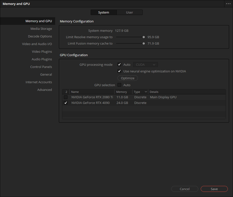 davinci memory and gpu settings.png